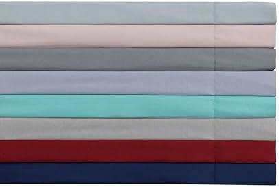 My World Solid Sheet Set Twin XL 3-Piece Red Polyester