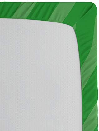 Ambesonne Christmas Alphabet Sheet with T California King Green and White