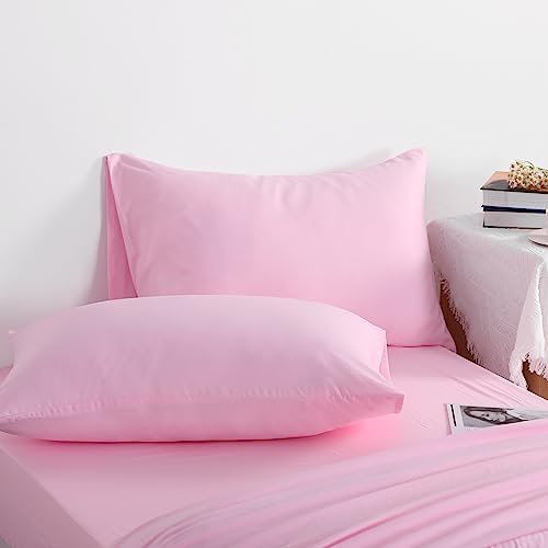 NTBAY Pink Twin Bed in a Bag Comforter Set