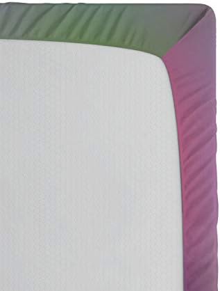 Ambesonne Girl Slogan Fitted Sheet Multicolor