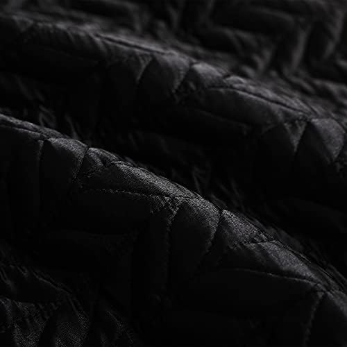 Whale Flotilla Reversible Satin Quilt Set Queen Size Black