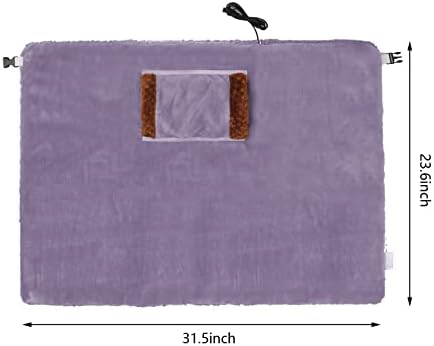 MioCloth USB Heated Hand Warmer Blanket with Throw
