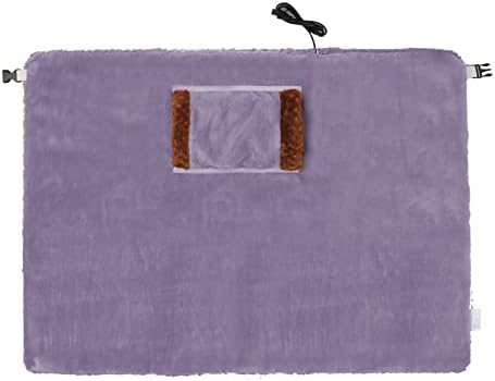 MioCloth USB Heated Hand Warmer Blanket with Throw
