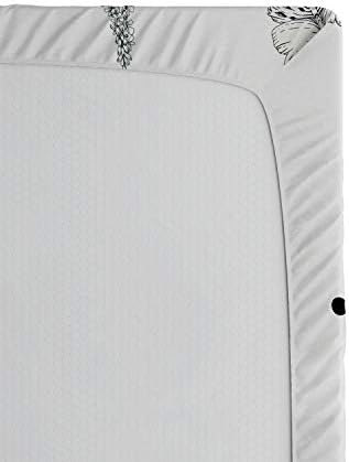 Ambesonne Smile Fitted Sheet - Sketchy Girl with Speech Bubble Pattern