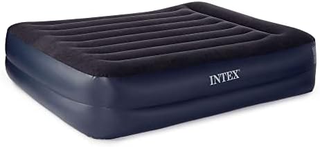 Intex Dura-Beam Raised Airbed with Pillow and Pump
