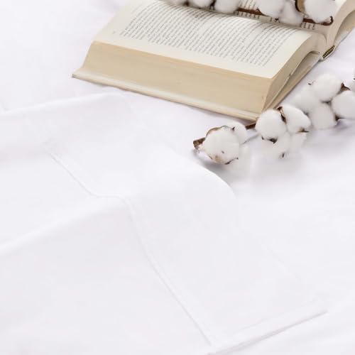 Superior Organic Cotton Deep Pocket Fitted Sheet White