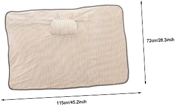 KICHOUSE USB Heated Throw Blanket for Office and Home