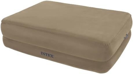 Intex Queen Raised Airbed Set with Foam Top