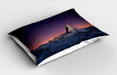 Ambesonne Night Pillow Sham Set of 2 Galactic View 1