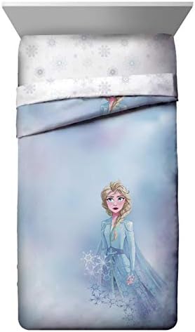 Disney Frozen 2 Elsa 7-Piece Bed Set - Reversible Comforter Sheets