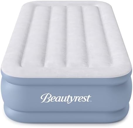 Beautyrest 17 Inch Twin Air Mattress with Pump and Edge Support