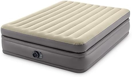 Intex Queen Prime Comfort Elevated Air Mattress with Electric Pump