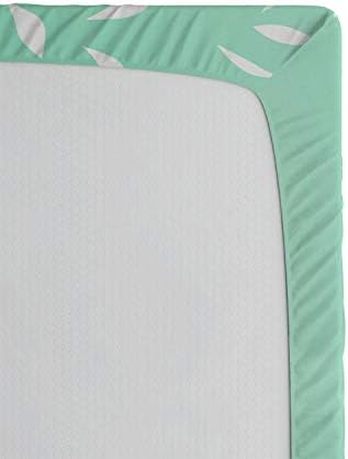Ambesonne Floral Fitted Sheet - California King Turquoise Teal White