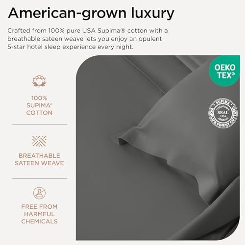 Threadmill Pillow Cases Standard Size 1200 Thread Count 1