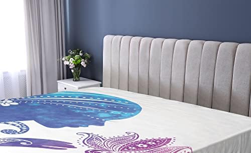 Ambesonne Microfiber Girl Sheet with Flowers