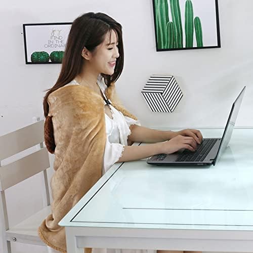 USB Heated Blanket with Pocket 80x60cm Purple