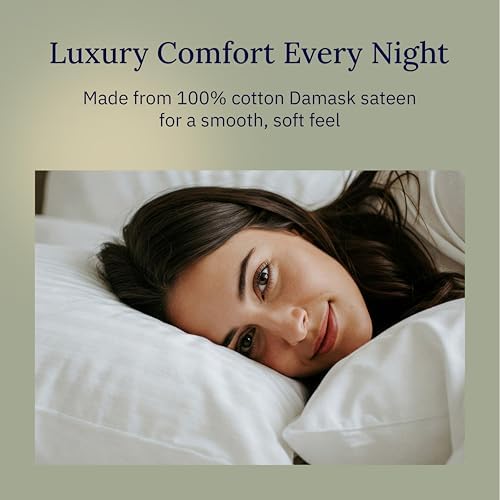 California Design Den 500 Thread Count Cotton Pillowcase Set of 2