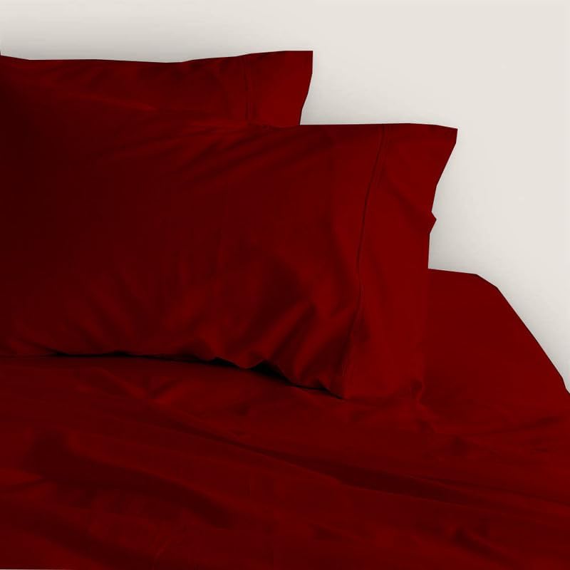 Cottington Lane Murphy Bed Sheets Set 4Pcs Full Size Burgundy