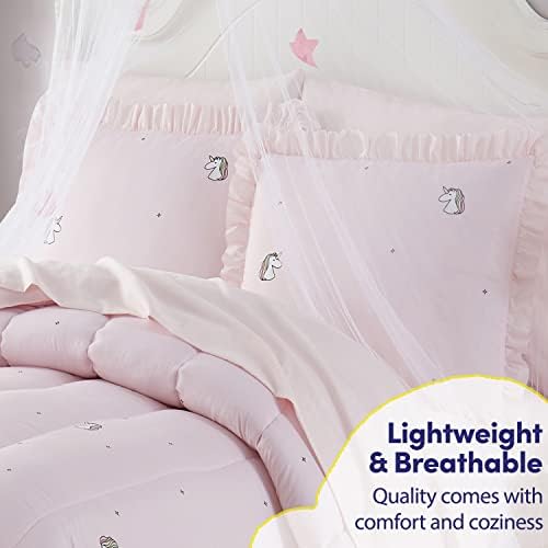 Sweet Home Collection Kids Bedding Set Rainbow Unicorn 1