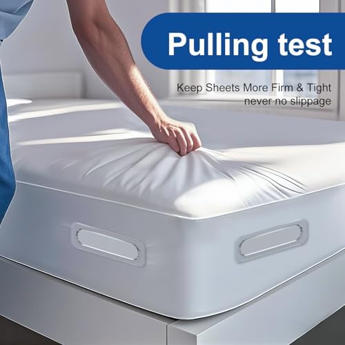 Tabiaprd Bed Sheet Holders 8 Pack Upgrade Fasteners