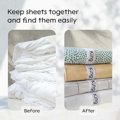 Niagara 4 Pack Sheet Organizer Bands - Stretchable Durable