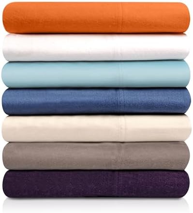 Superior Flannel Cotton Pillowcase Set - 2 Piece Standard Grey