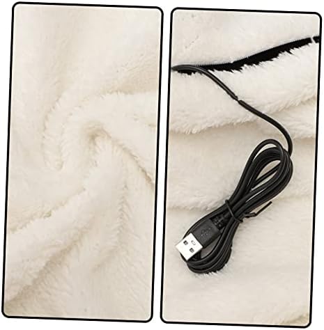 KICHOUSE USB Heated Throw Blanket for Office and Home
