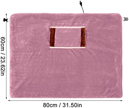 USB Rechargeable Heated Throw Blanket with Temperature Control