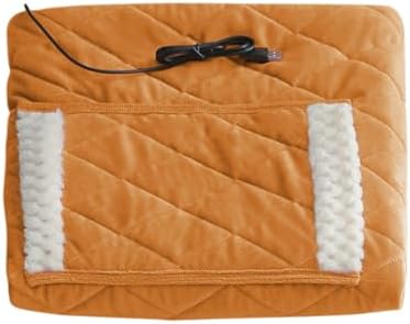 Portable USB Heated Lap Blanket Cozy Fleece Warm
