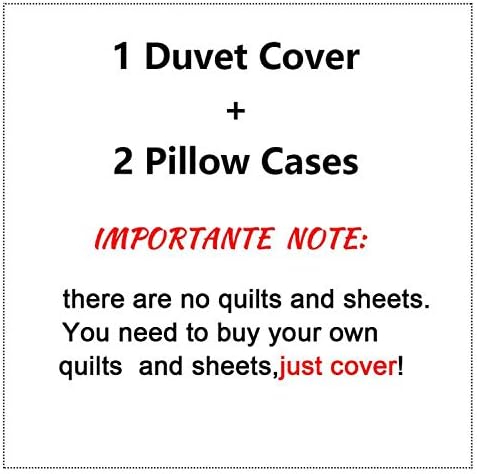 AILONEN Skull Duvet Cover Set Twin Size
