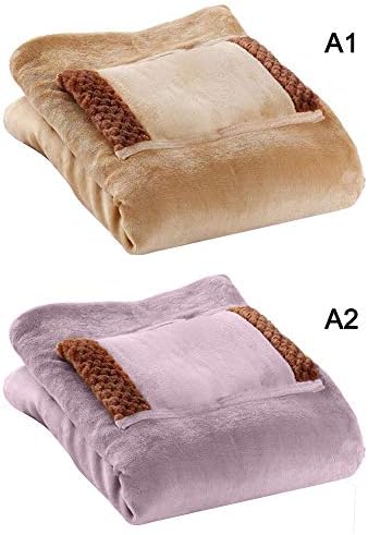 Firlar Heated Shawl USB Flannel Throw Blanket