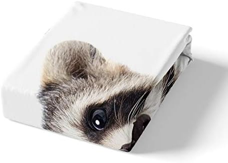 Feelyou Raccoon Sheet Set TwinXL Size Kids Room Bedding