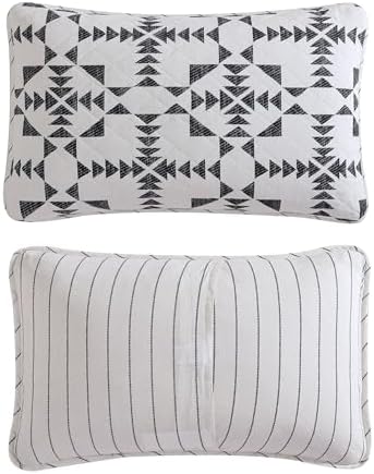 Eddie Bauer Queen Quilt Set 3 pcs Arrowhead Charcoal