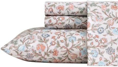 Wrangler Twin Sheet Set - Floral Oeko-Tex Certified 100 Polyester