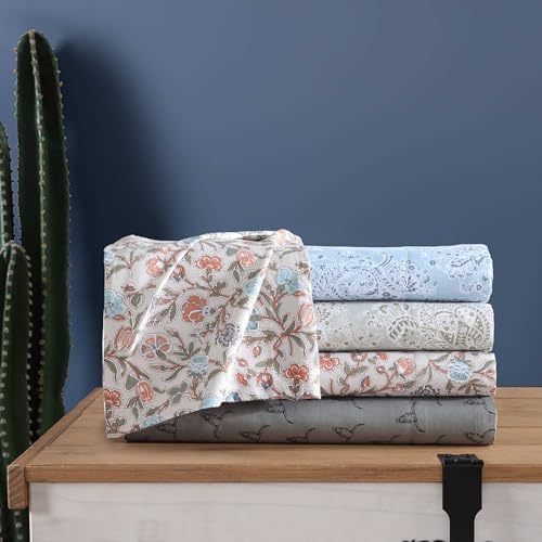 Wrangler Twin Sheet Set - Floral Oeko-Tex Certified 100 Polyester