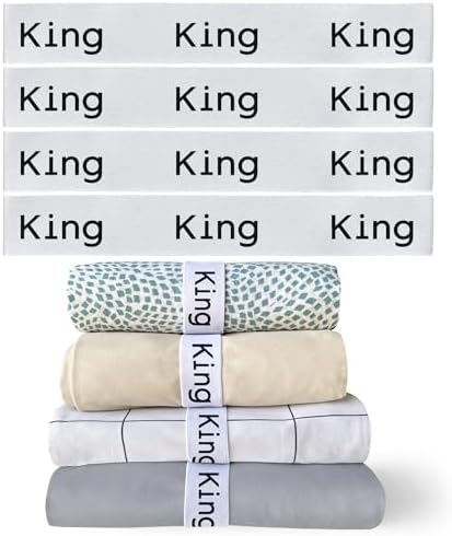Niagara 4 Pack Sheet Organizer Bands - Stretchable Durable
