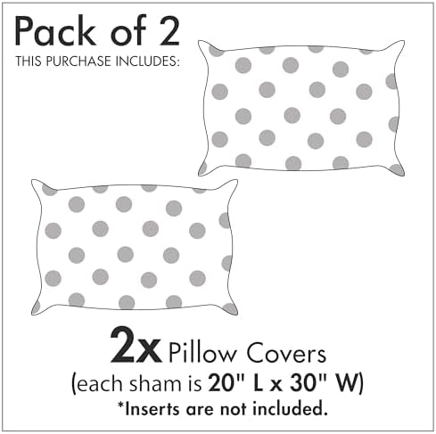 Ambesonne Christmas Pillow Sham Set of 2 Modern Abstract Pine Trees Dotted Print
