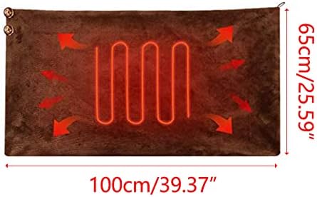 39 x 26 Flannel Heated Blanket with Hand Controller