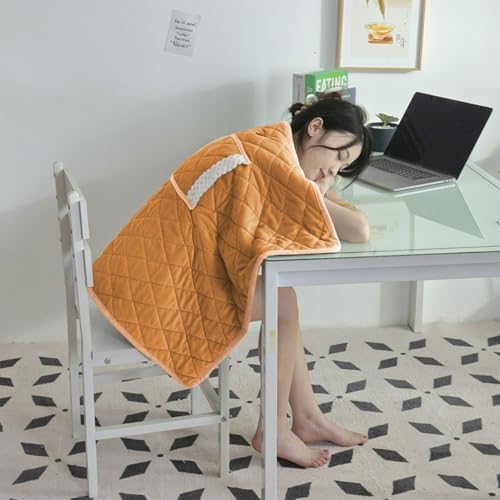 Portable USB Heated Lap Blanket Cozy Fleece Warm