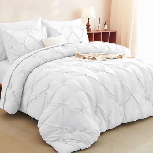CozyLux Twin Bed in a Bag Set 5 Pieces Comforter