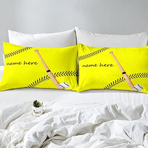 Erosebridal Baseball Sheet Set Twin Size for Boys