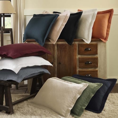 Superior 100 Cotton Matelasse Bedspread Set King White