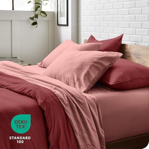 Bare Home Ultra Soft Sandwashed Full Sheet Set 1