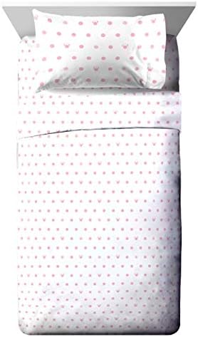 Jay Franco Disney Minnie Mouse Dots 4 Piece Twin Bed Set
