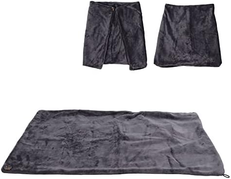 Warm Blankets Portable Heated Shawl with Button Design