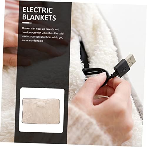 Portable Heating Blanket with Cartoon Design for Quick Warmth