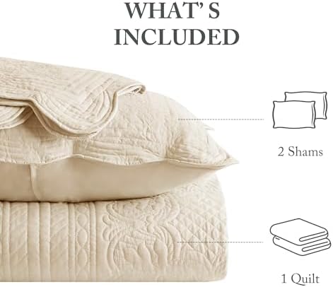 Madison Park Tuscany Quilt Set - 3 Piece KingCal King