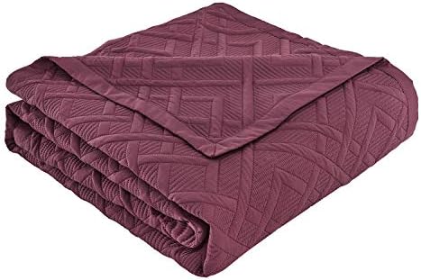 CHIXIN Quilt Queen Size - Geometric Pattern Bedspread Coverlet Set - Modern Style