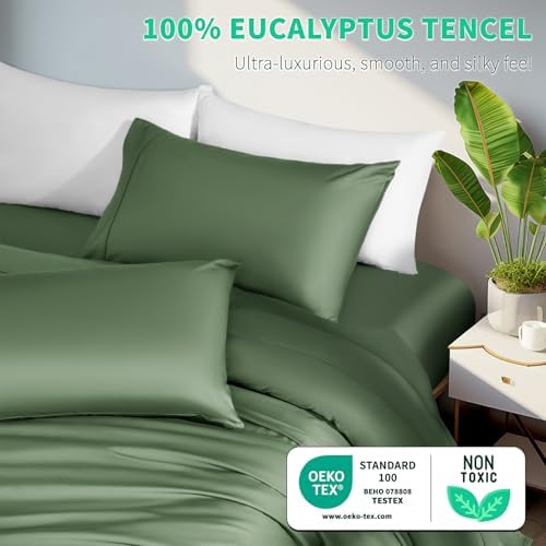 Shilucheng Tencel Sheets 4 Piece Set