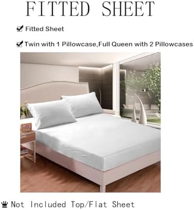 Erosebridal Damask Sheet Set Turquoise Teal 3 pcs Deep Pockets